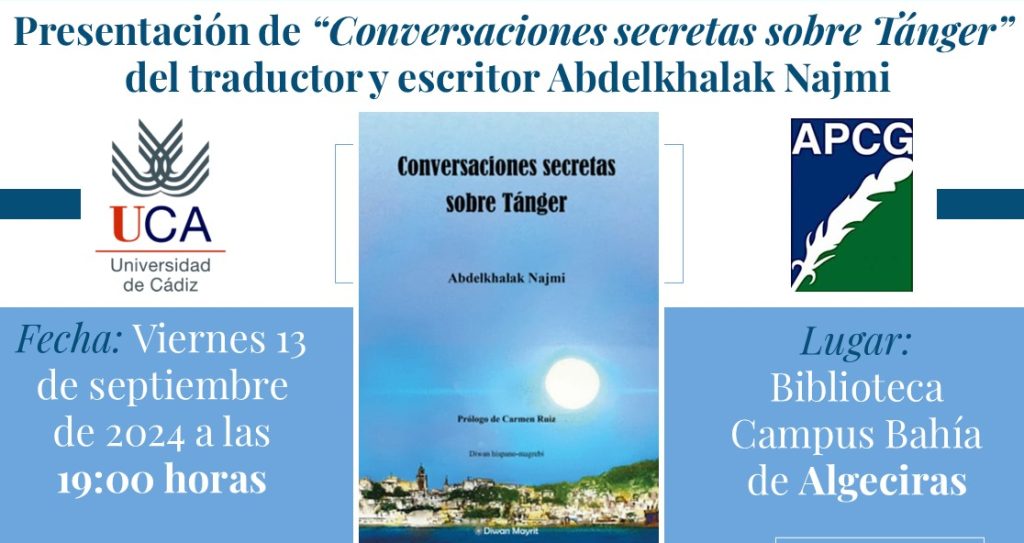 IMG Presentación de “Conversaciones secretas sobre Tánger” del escritor Abdelkhalak Najmi