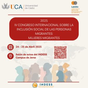 IV CONGRESO INTERNACIONAL SOBRE LA INCLUSIÓN SOCIAL DE PERSONAS MIGRANTES: MUJERES MIGRANTES