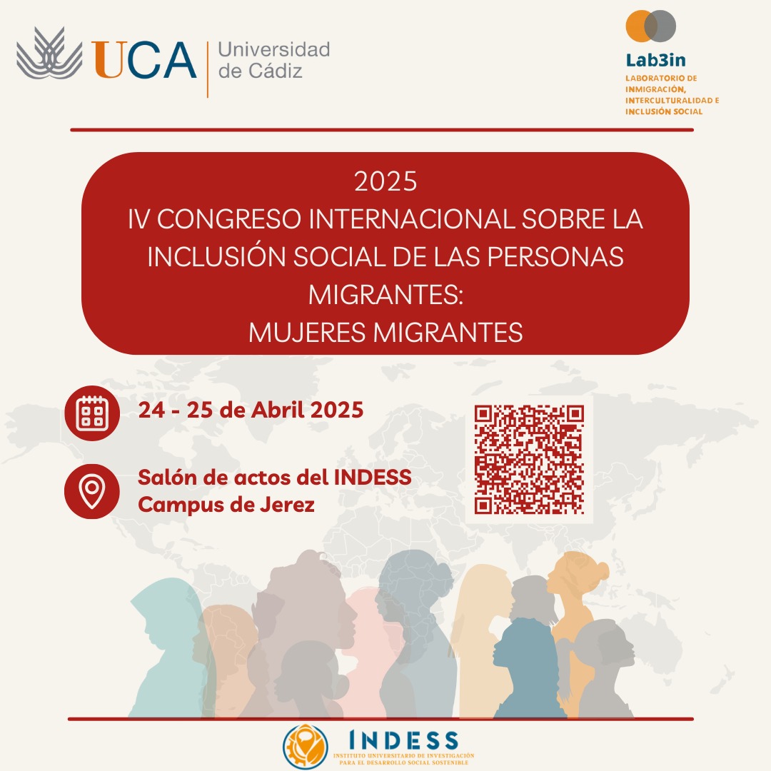 IV CONGRESO INTERNACIONAL SOBRE LA INCLUSIÓN SOCIAL DE PERSONAS MIGRANTES: MUJERES MIGRANTES