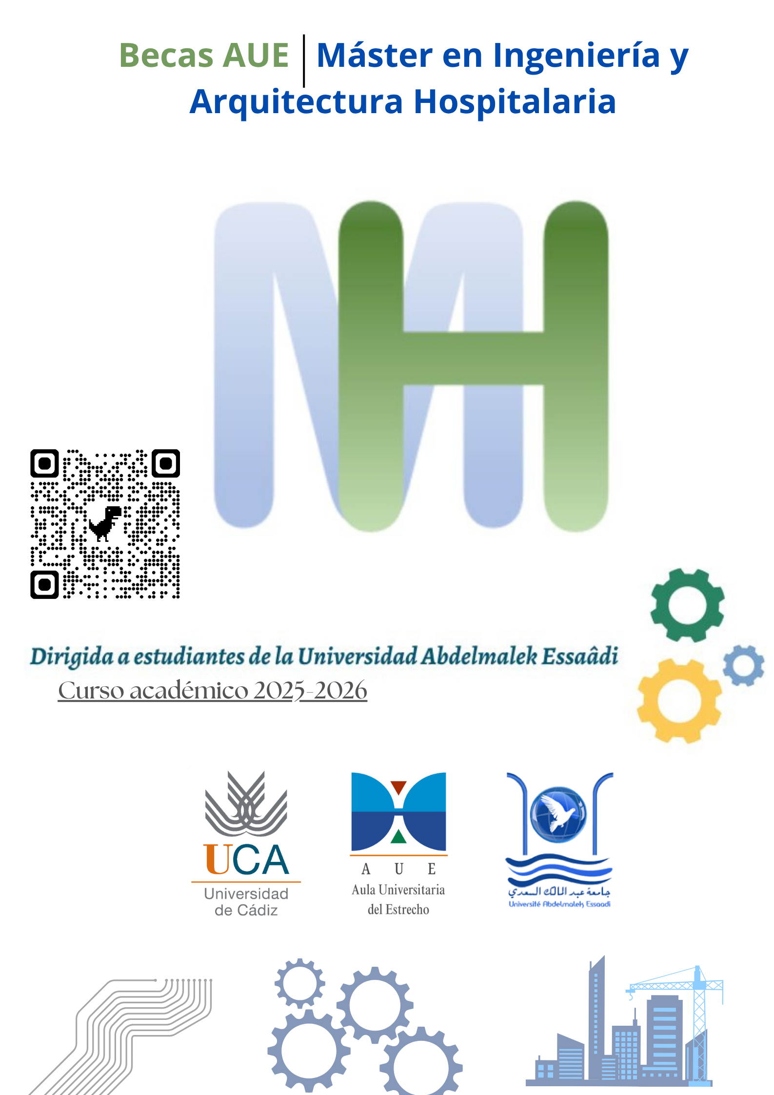 Becas AUE: Máster en Ingeniería y Arquitectura Sanitaria