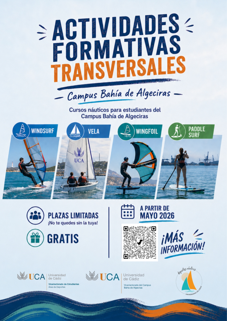 ACTIVIDADES FORMATIVAS TRANSVERSALES: CURSOS NÁUTICOS PARA ESTUDIANTES DEL CAMPUS BAHÍA DE ALGECIRAS