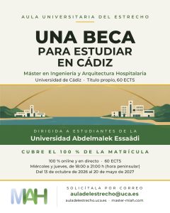 Becas AUE: Máster en Ingeniería y Arquitectura Sanitaria